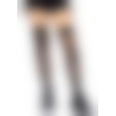 Панчохи Leg Avenue 420 Net thigh highs Black