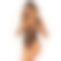 Эротическое боди с доступом Obsessive B336 crotchless teddy S/M/L