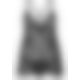 Пеньюар Leg Avenue Floral lace babydoll & string Black L