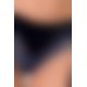 Комплект белья GISELE SET black S/M - Passion Exclusive: лиф, трусики с пажами