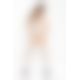 Бодистокинг Passion BS024 white, комбинезон, имитация чулок и пояса