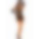Leg Avenue 2 PC Tube dress and gloves OS Black