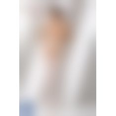 Мереживні колготки-бодістокінги Passion S014 One Size, White, імітація панчіх та пояса з гартерами