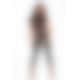 Топ Noir Handmade F303 Essence lace top with high collar - S