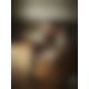 Корсет Obsessive Novenes corset & thong, M/L, прозрачный, открытая спина, стринги в комплекте