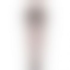 Эротический комплект чулок в крупную сетку и пояса с бахромой, One Size Black