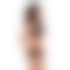 Комплект Glossy Brianna из материала Wetlook, черный