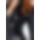 Комбинезон из экокожи Leg Avenue Wetlook Catsuit S, Black, молния спереди, с мокрым эффектом
