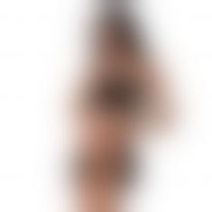 Комплект білизни Passion Exclusive KASSANDRA SET OpenBra L/XL black, ліф з бахроми, трусики-спідниця