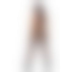 Колготки з відкритим доступом, контрастні шортики TIOPEN 011 beige 3/4 (20 den) — Passion