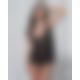 Пеньюар и трусики Obsessive Blomentis babydoll & thong M/L