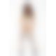 Бодистокинг Passion BS011 white, комбинезон, имитация чулок и пояса