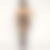 Бодістокінг з імітацією панчіх Size Plus Black