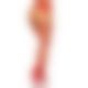 Пояс для чулок Leg Avenue Rhinestone garterbelt Red One Size