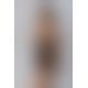 Эротический пеньюар Passion MARINA CHEMISE, S/M, black