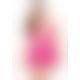 Кружевной пеньюар с открытой спиной и стринги Fantasy Lingerie, XL/ХХL (розовый)
