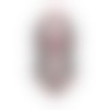 Сетчатое боди с кружевом на груди Passion SATARA BODY XXL/XXXL red