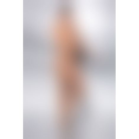 Еротичні колготки Passion TIOPEN 006 1/2 (30 den), beige, з вирізом, імітація трусиків
