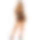 Leg Avenue Strappy Lace mini dress OS Black