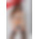 Комплект білизни SUELO SET white XXL/XXXL — Passion Exclusive: ліф, стрінги, пояс для панчіх