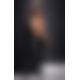 Комбинезон Noir Handmade F306 Mirage catsuit with jewelry rhinestone chain adorning the back - XL