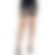 Leg Avenue Vinyl Top Fishnet Thigh Highs OS Black