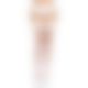 Leg Avenue Nylon Fishnet Thigh Highs OS White