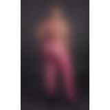 Бодістокінг - Ouch! Bodystocking With Halterneck Pink, XL/4XL