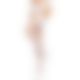 Leg Avenue Nylon Fishnet Thigh Highs OS White