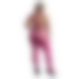 Бодістокінг - Ouch! Bodystocking With Halterneck Pink, XL/4XL