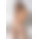 Трусики в горошек, с рюшами и шнуровкой Fatin Thong white XXL/XXXL - Passion