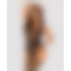 Бодістокінг Obsessive Bodystocking G324 XL/XXL black, силуетний малюнок