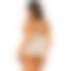 Пеньюар Leg Avenue Floral lace babydoll & string White L