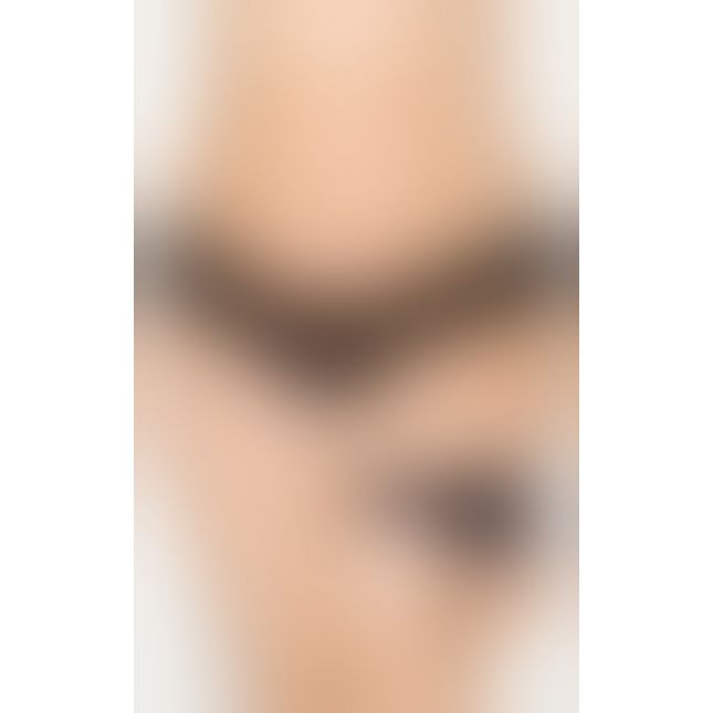 Жіночі стрінги - G - string 2436, Plus Size, чорні