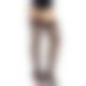 Leg Avenue Heart net thigh highs OS Black
