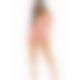 Leg Avenue Heart net mini dress OS Pink