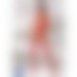 Бодістокінг Passion BS053 red, комбінезон, імітація панчох і пояса