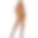 Бодистокинг Leg Avenue Fishnet Bodystocking One size Black, крупная сетка