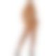 Бодистокинг Leg Avenue Fishnet Bodystocking One size Black, крупная сетка
