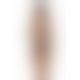 Эротическое боди Passion MARINA BODY, XXL/XXXL, beige, с открытыми чашками