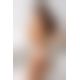 Трусики в горошек, с рюшами и шнуровкой Fatin Thong white XXL/XXXL - Passion