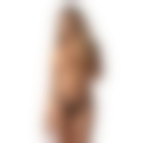 Трусики-стрінги Obsessive Blomentis thong, M/L, чорні, мереживні, боковинки — подвійні смужки