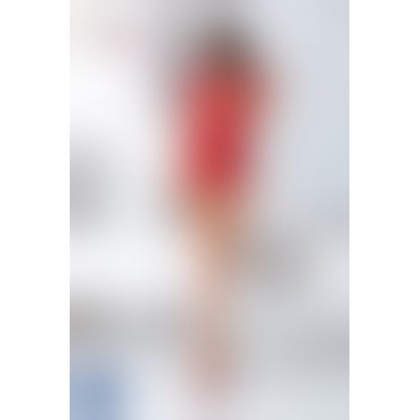 Бодістокінг Passion BS064 One Size, Red, боді, закрите плече, відкритий доступ Бодістокінг Passion BS064 One Size, Red, боді, закрите плече, відкритий доступ