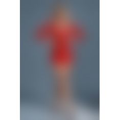 Платье-сетка Caprice Lingerie Model 01 One size Red, кружево, длинные рукава