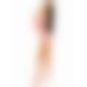 Leg Avenue Heart net mini dress OS Pink