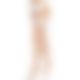 Leg Avenue Fence Net Thigh Highs OS White