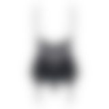Obsessive 810-COR-1 corset & thong black S/M