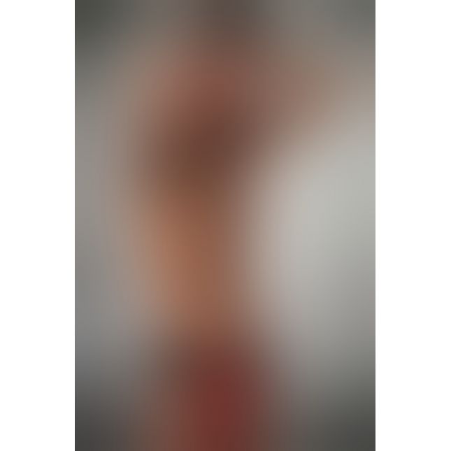 Мужские трусики с красным гульфиком Passion 007 THONG red L/XL (мятая упаковка)
