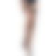 Leg Avenue Fence Net Thigh Highs OS Black