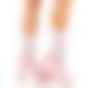 Носочки ажурные с рюшами Leg Avenue Mini Bow Lace Anklet White